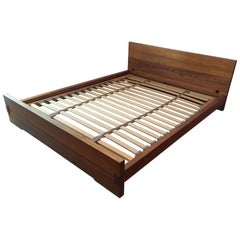 L02 Solid Elm Bed by Pierre Chapo