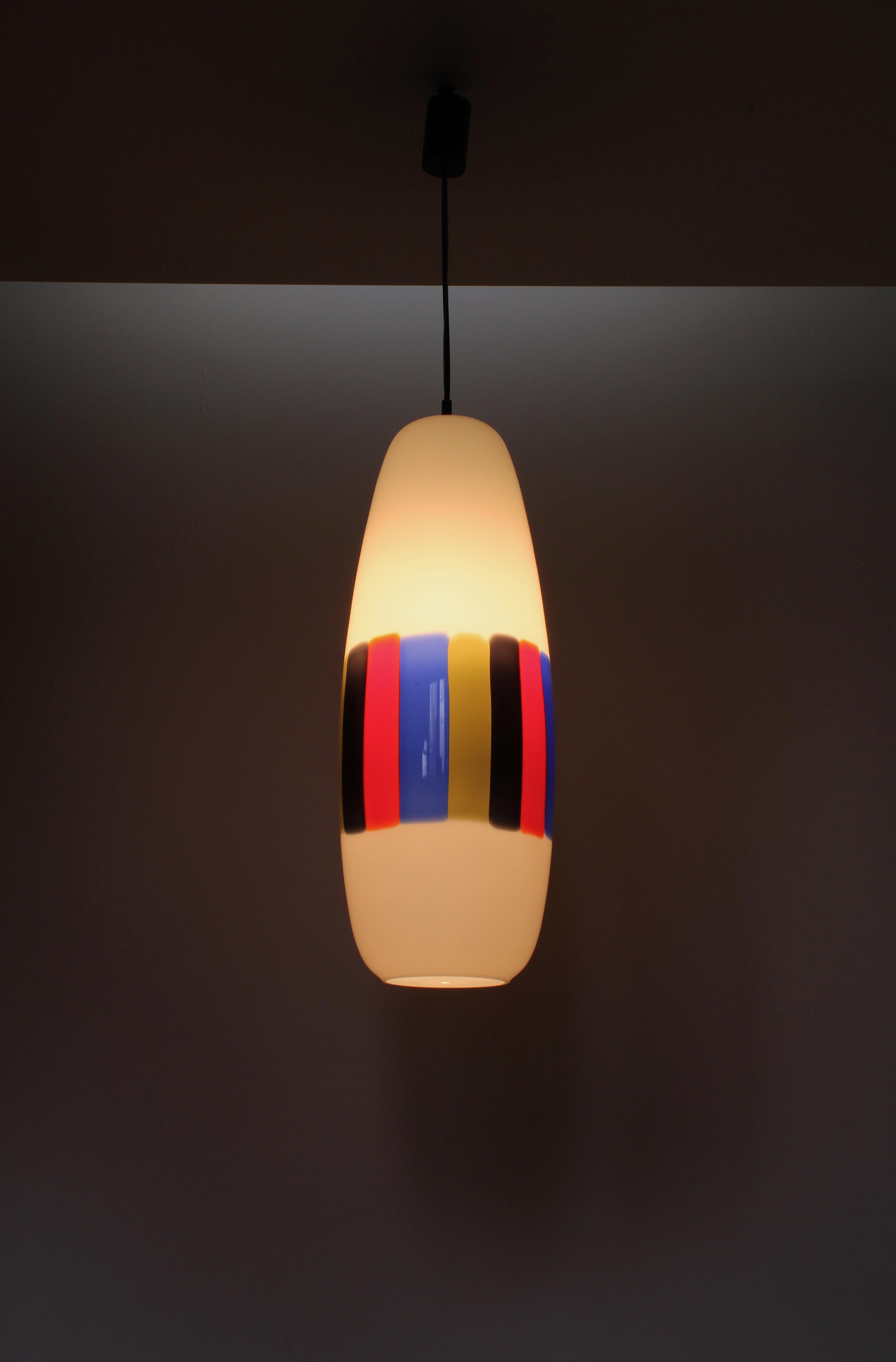 Mid-20th Century L143 pendant lamp by Alessandro Pianon for Vistosi, 1960s For Sale