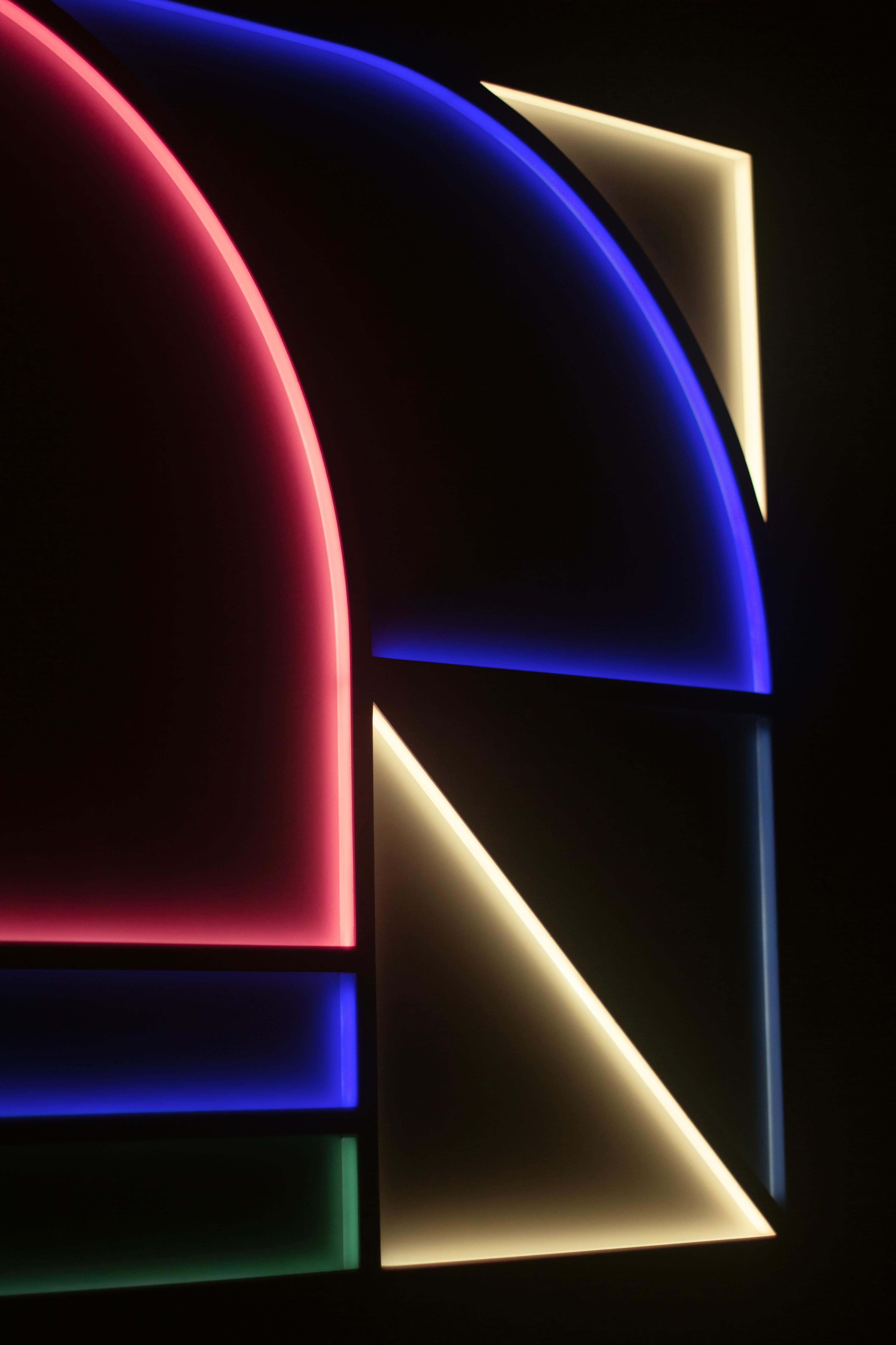 Sculpture de luminaires géométriques L3 fabriquée à la main par Paul Sende en vente 2