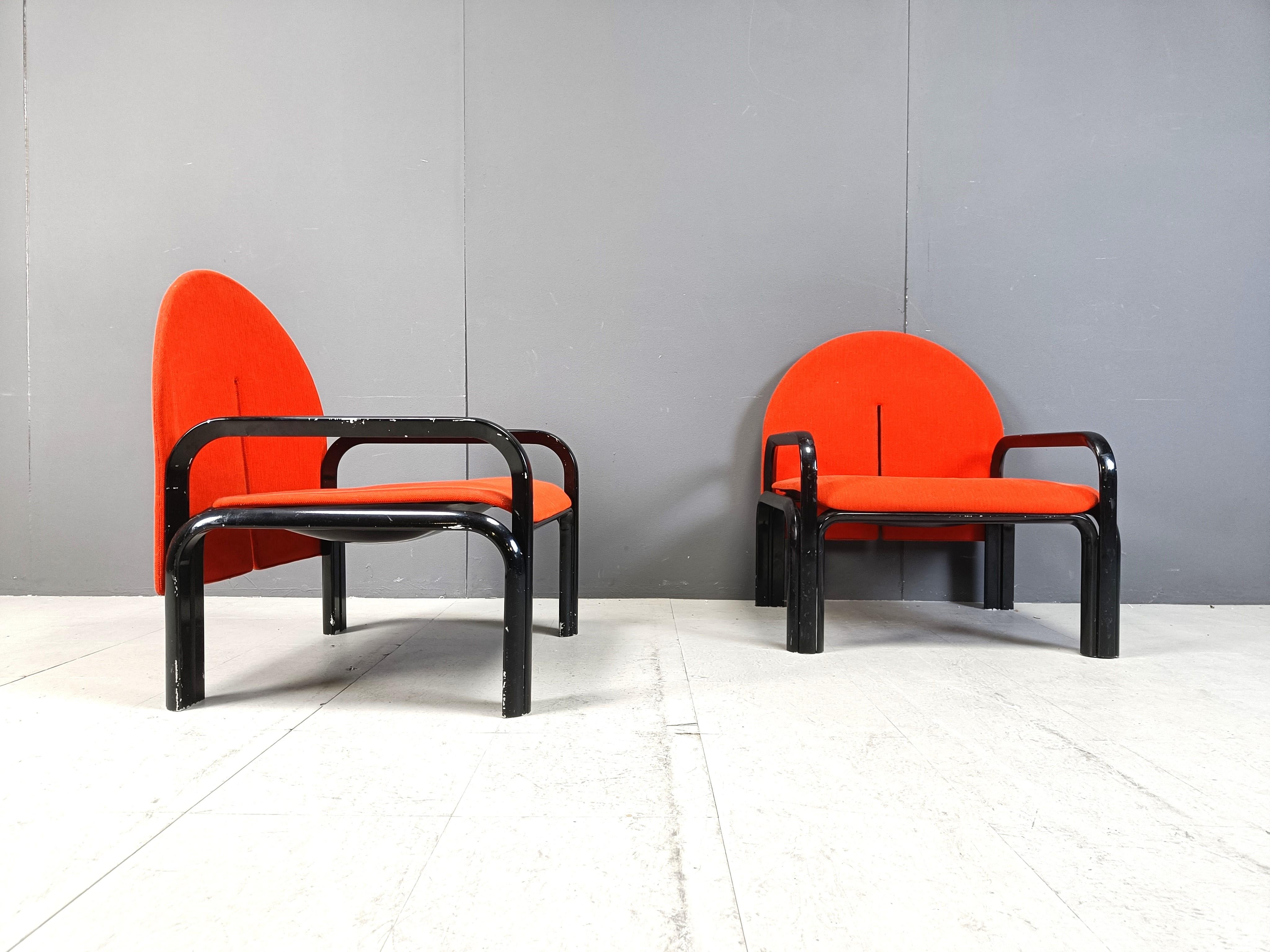 Fine XX secolo Coppia di poltrone L54 di Gae Aulenti per Knoll in vendita