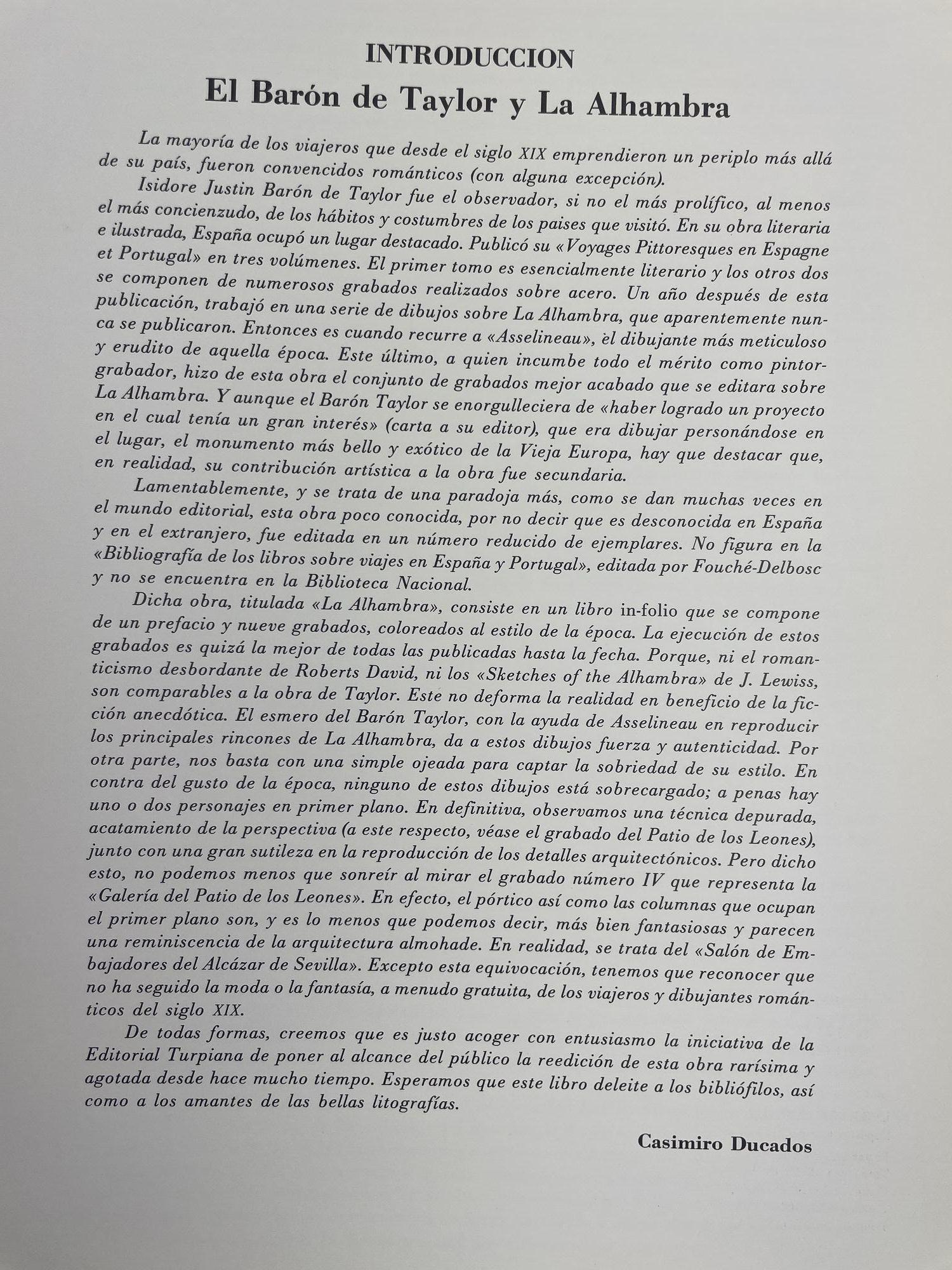 Spagnolo L'Alhambra di Isidore Severin-Justin Barone di Taylor in vendita