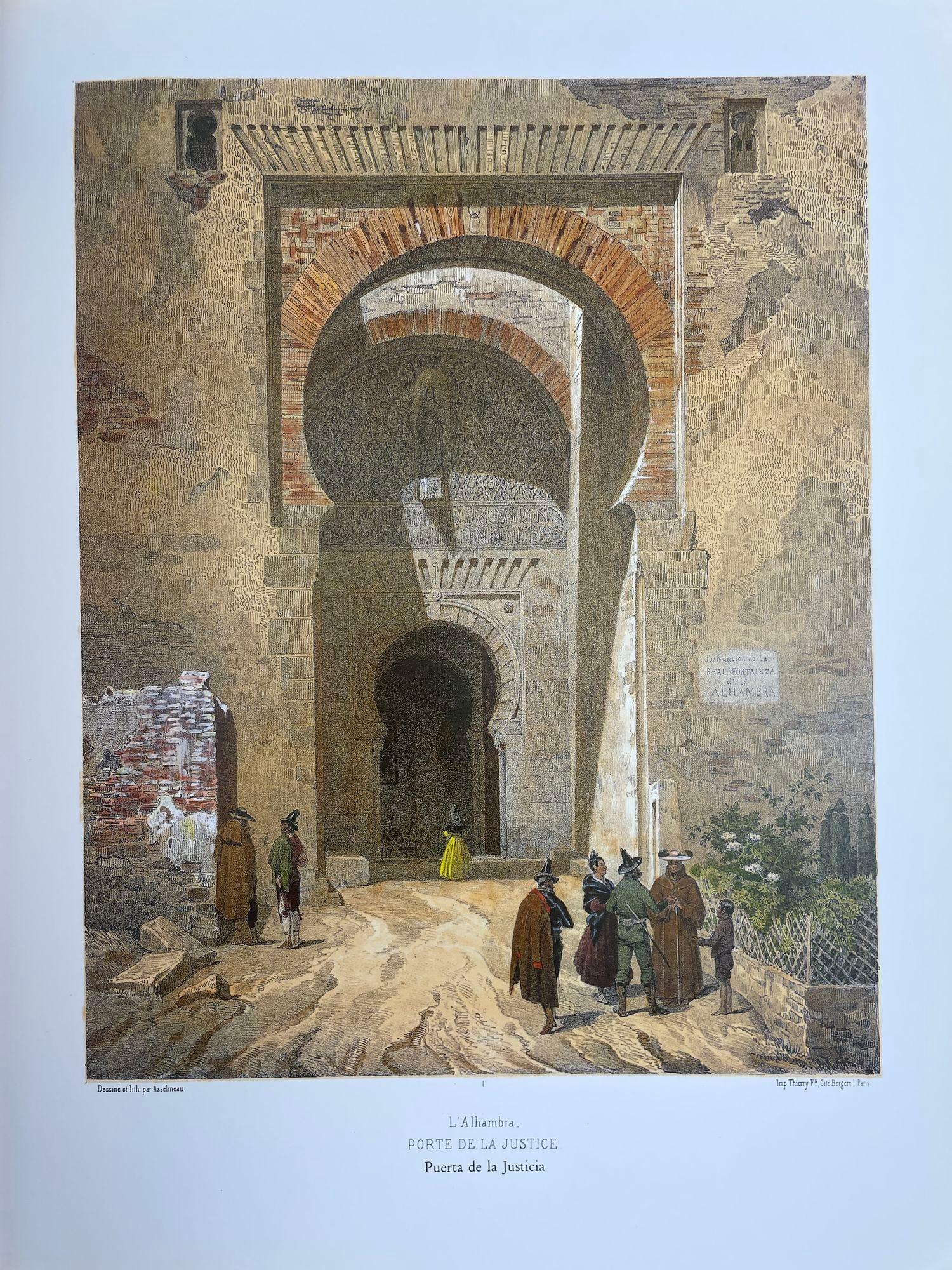 Spanish La Alhambra By Isidore Severin-Justin Baron de Taylor For Sale