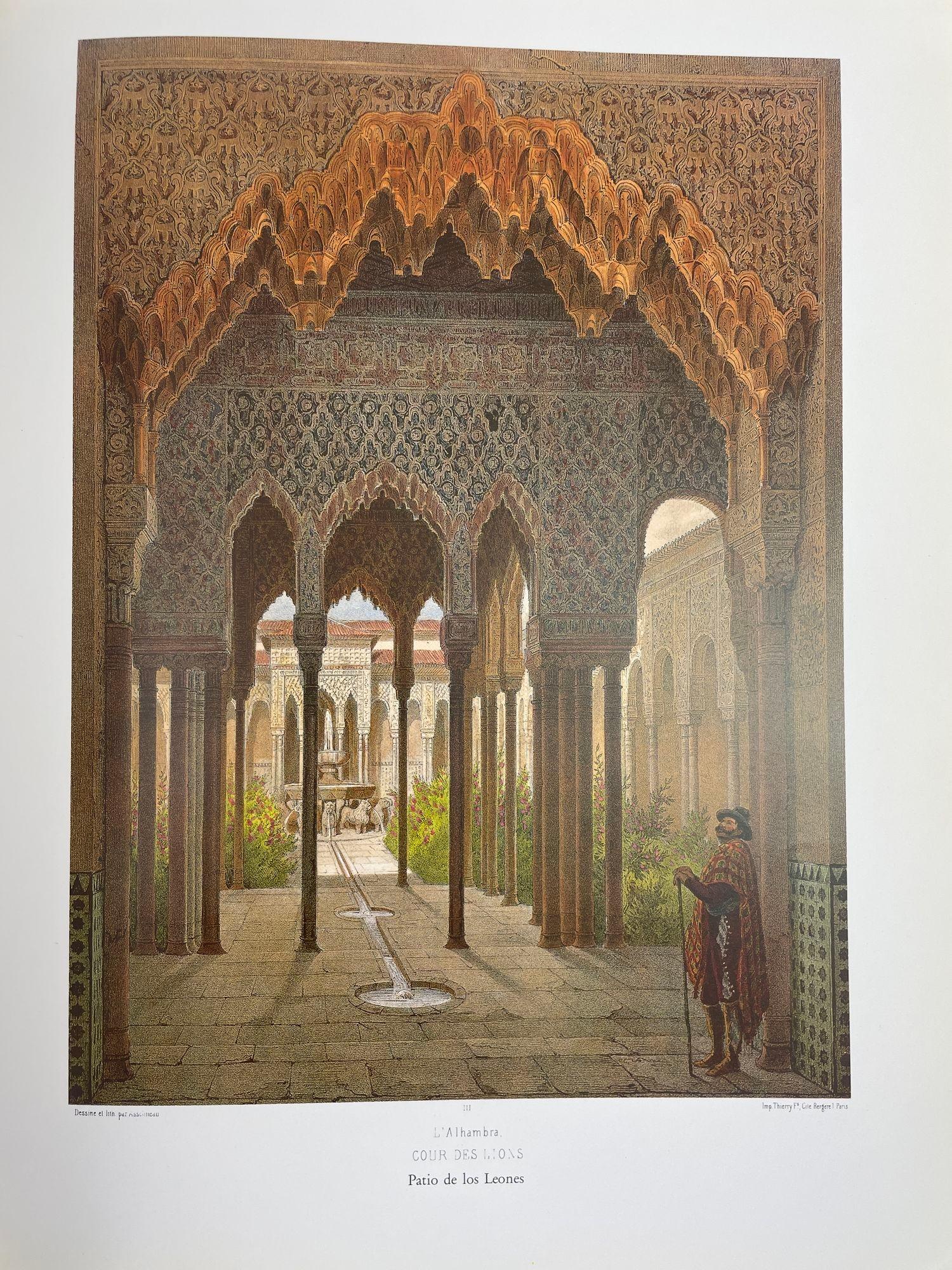 Carta L'Alhambra di Isidore Severin-Justin Barone di Taylor in vendita