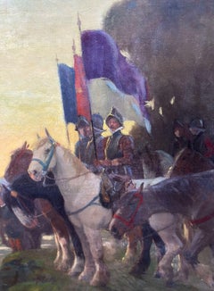 „La Armada“, Öl auf Leinwand von F. Stonelake RWA, „La Armada“