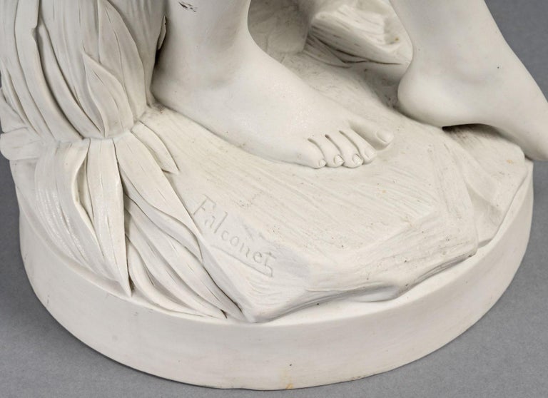 La baigneuse in biscuit by Étienne Maurice Falconet For Sale at 1stDibs