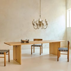 'La Barca' Foldable Ash Wood Console by Piero De Martini for Cassina, 1975