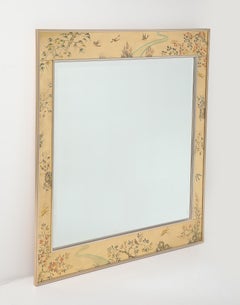 La Barge Chinoiserie Gold Leaf, Eglomise Mirror