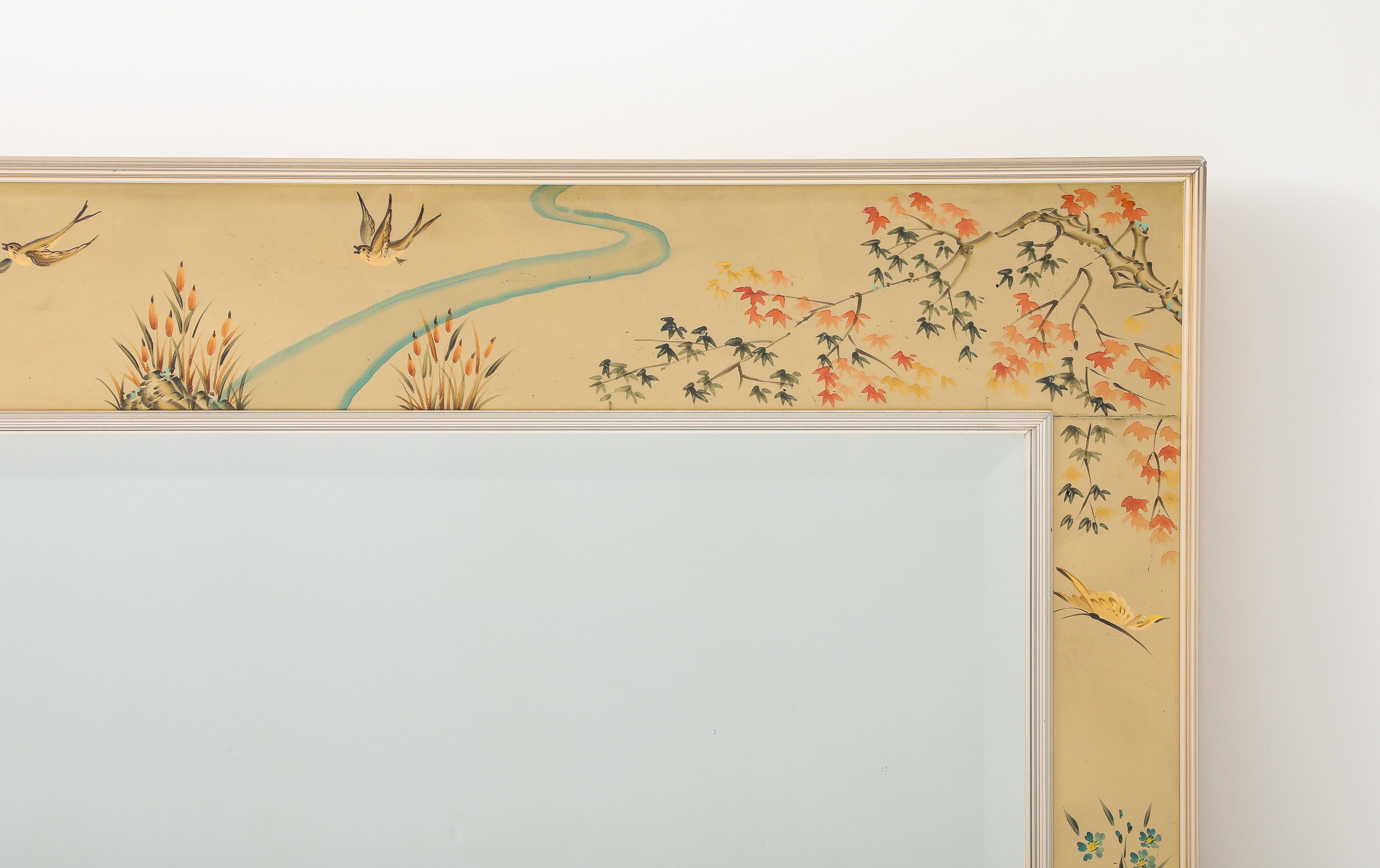 La Barge Chinoiserie Gold Leaf, Eglomise Mirror 1