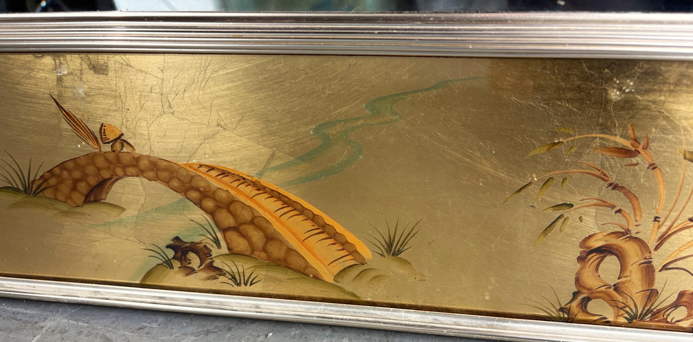 American La Barge Chinoiserie Mirror For Sale