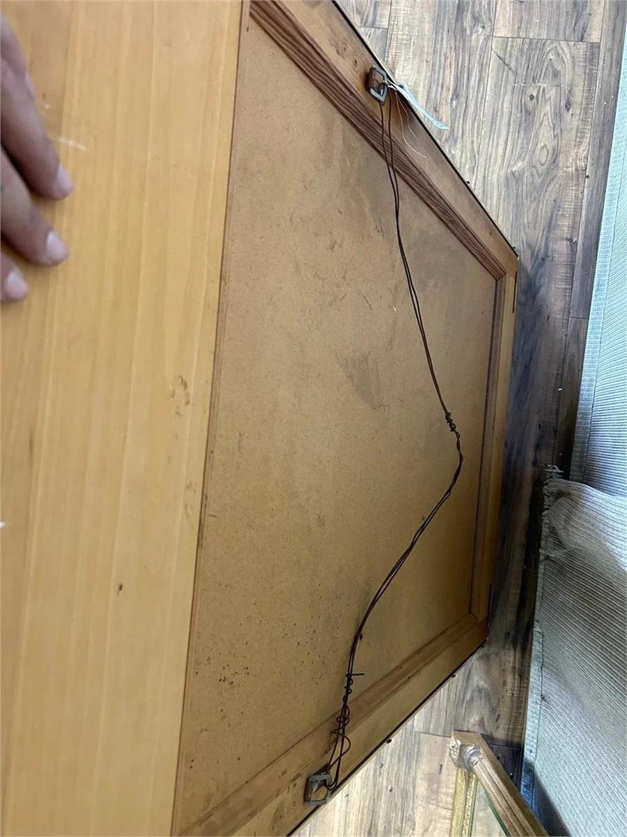 French La Barge Chinoiserie Reverse Painted Mirror For Sale