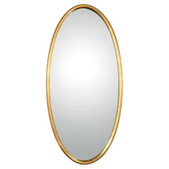 La Barge Gilt Wood Oval Wall Mirror