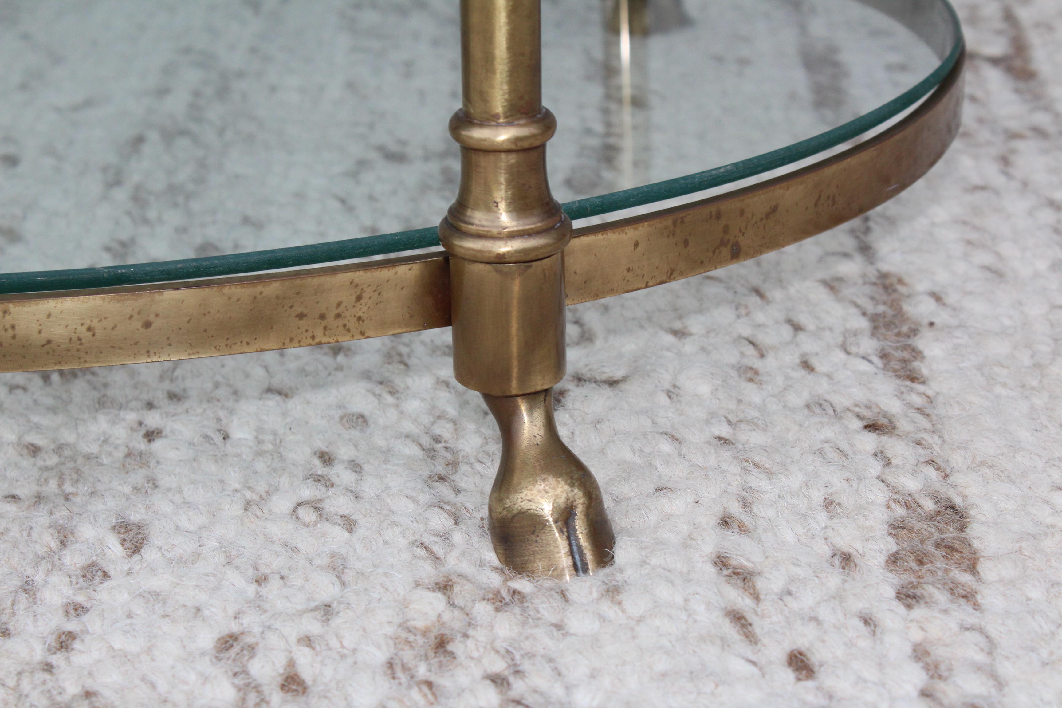 La Barge Oval Brass Etagere 7