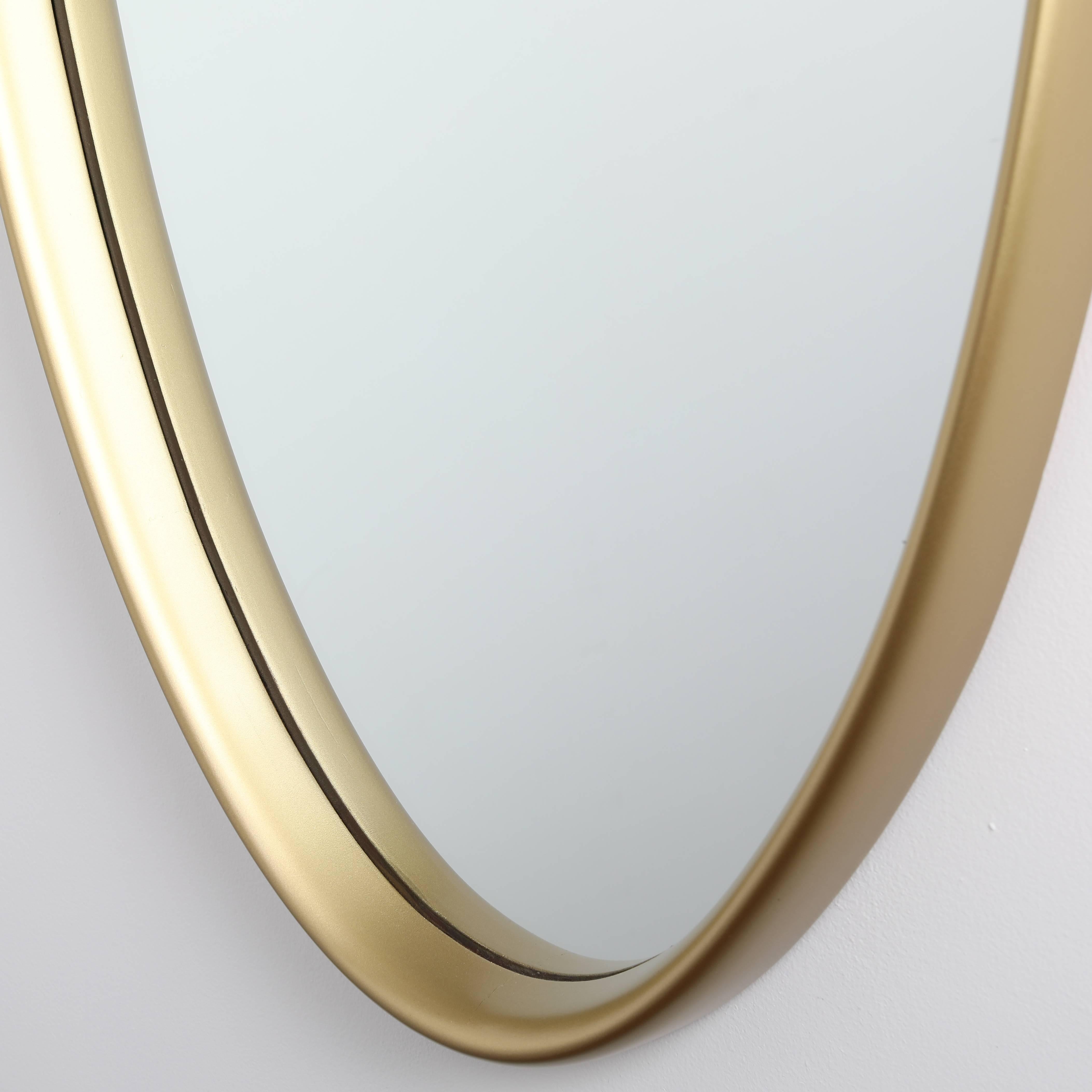 Painted La Barge Oval Mirror, circa 1960s For Sale