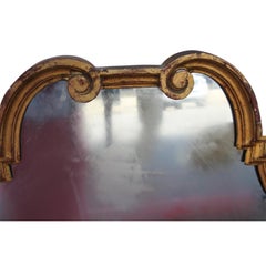 La Barge Style Gold Scroll Hollywood Regency Mirror