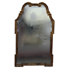 La Barge Style Gold Scroll Hollywood Regency Mirror