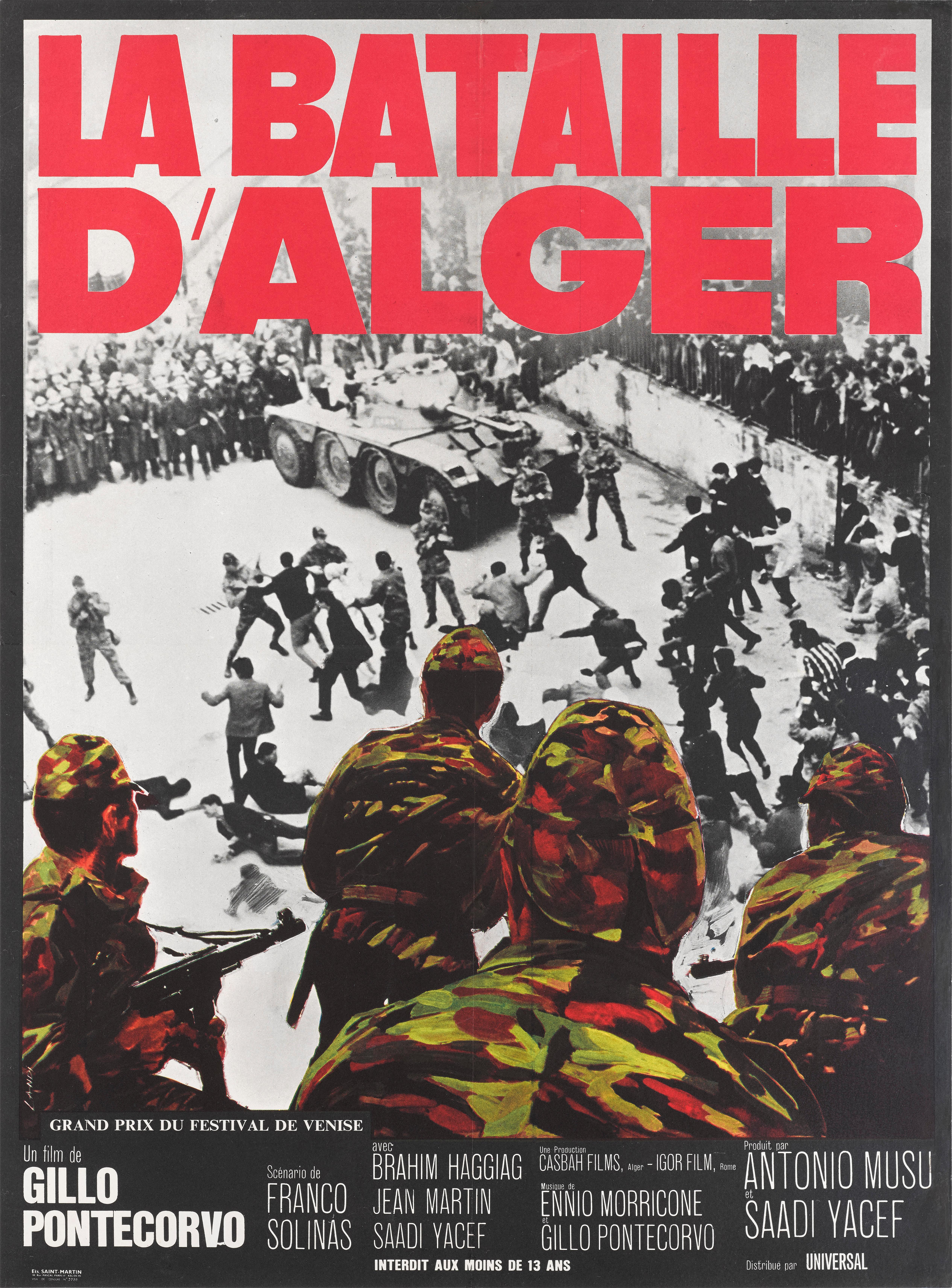 Français La Bataille D'Alger / Battle of Algiers en vente