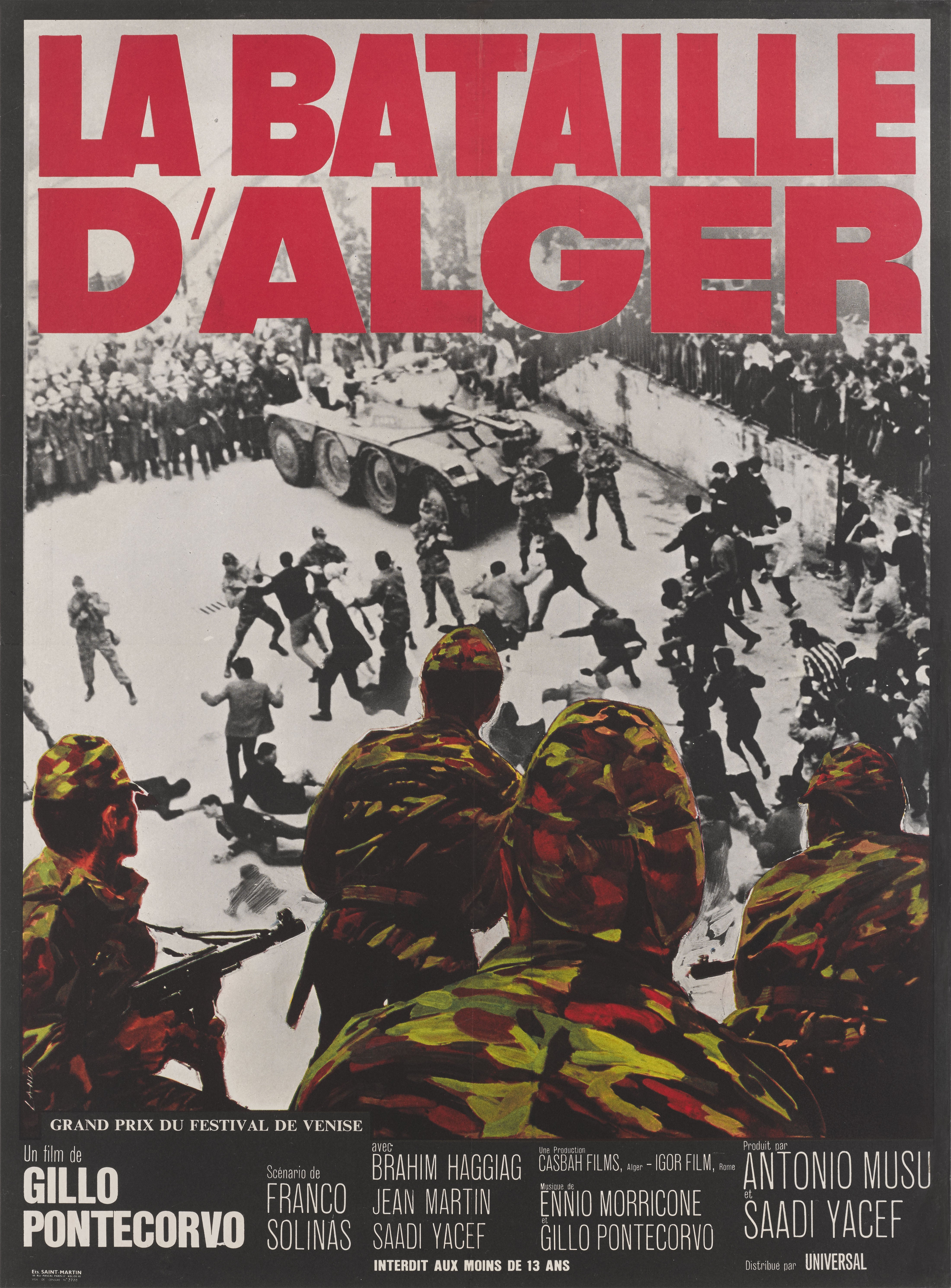 La Bataille D'Alger / Battle of Algiers en vente