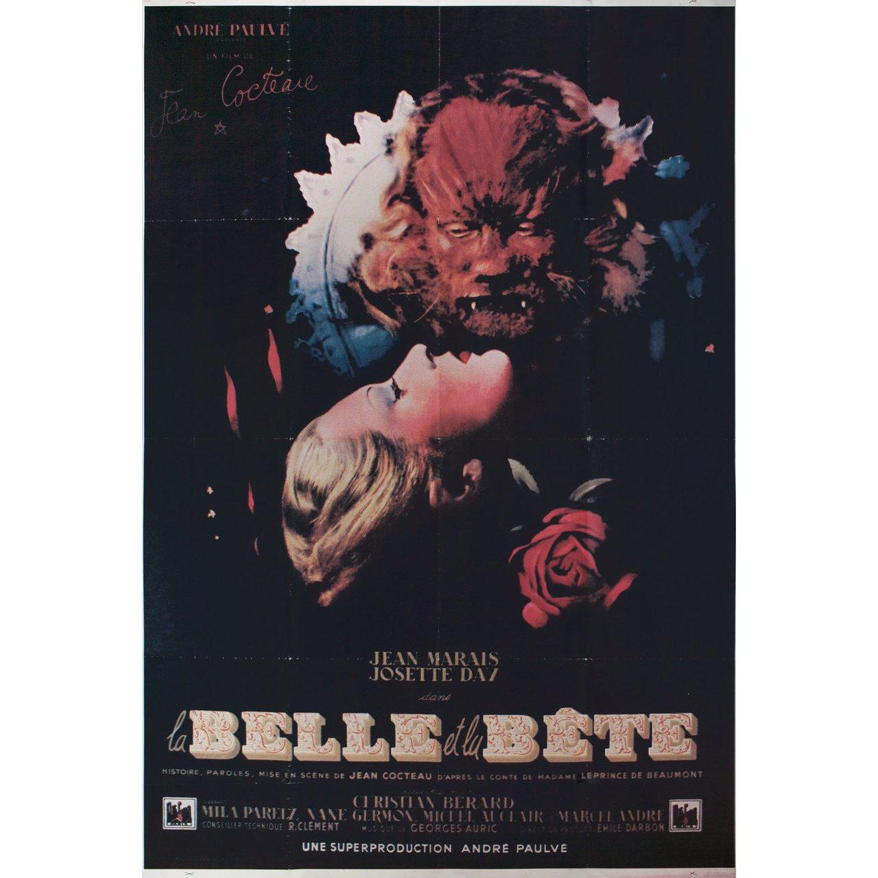 la belle et la bete cocteau affiche