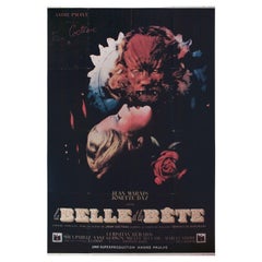 La belle et la bete R1980s French Grande Film Poster