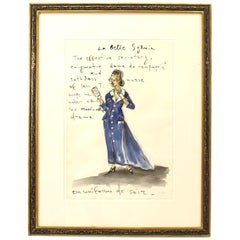 Vintage "La Belle Sylvia" circa 1990 Signed Konstantin Kakanias