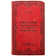 La Bonne Cuisine Francaise, Collectible French Cook Book Antique La Bonne Cuisine Francaise, Collectible French Cook Book