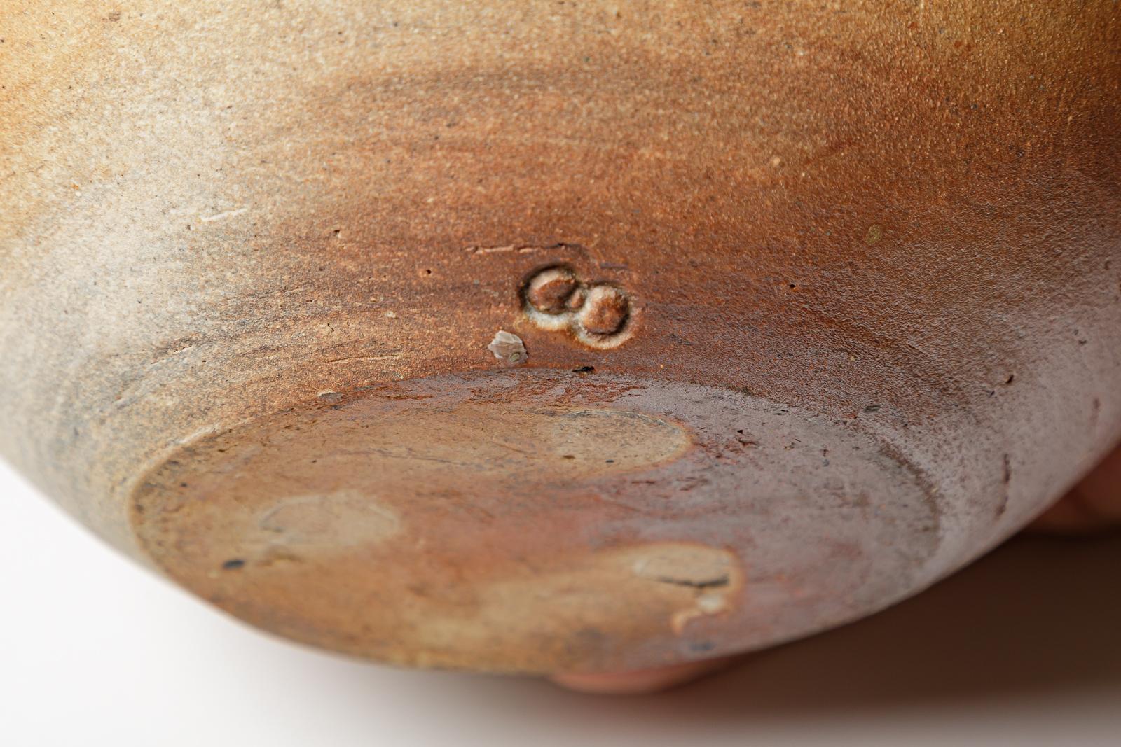 Vaso in ceramica sonteware marrone La Borne del XX secolo di Bruno H'rdy 1970 in vendita 1