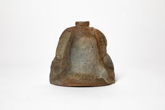 La Borne Vase ou bouteille en grès design du 20ème siècle 1970 B. Delfosse