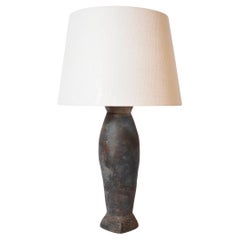 La Borne large stoneware oblong lamp , 1970s.