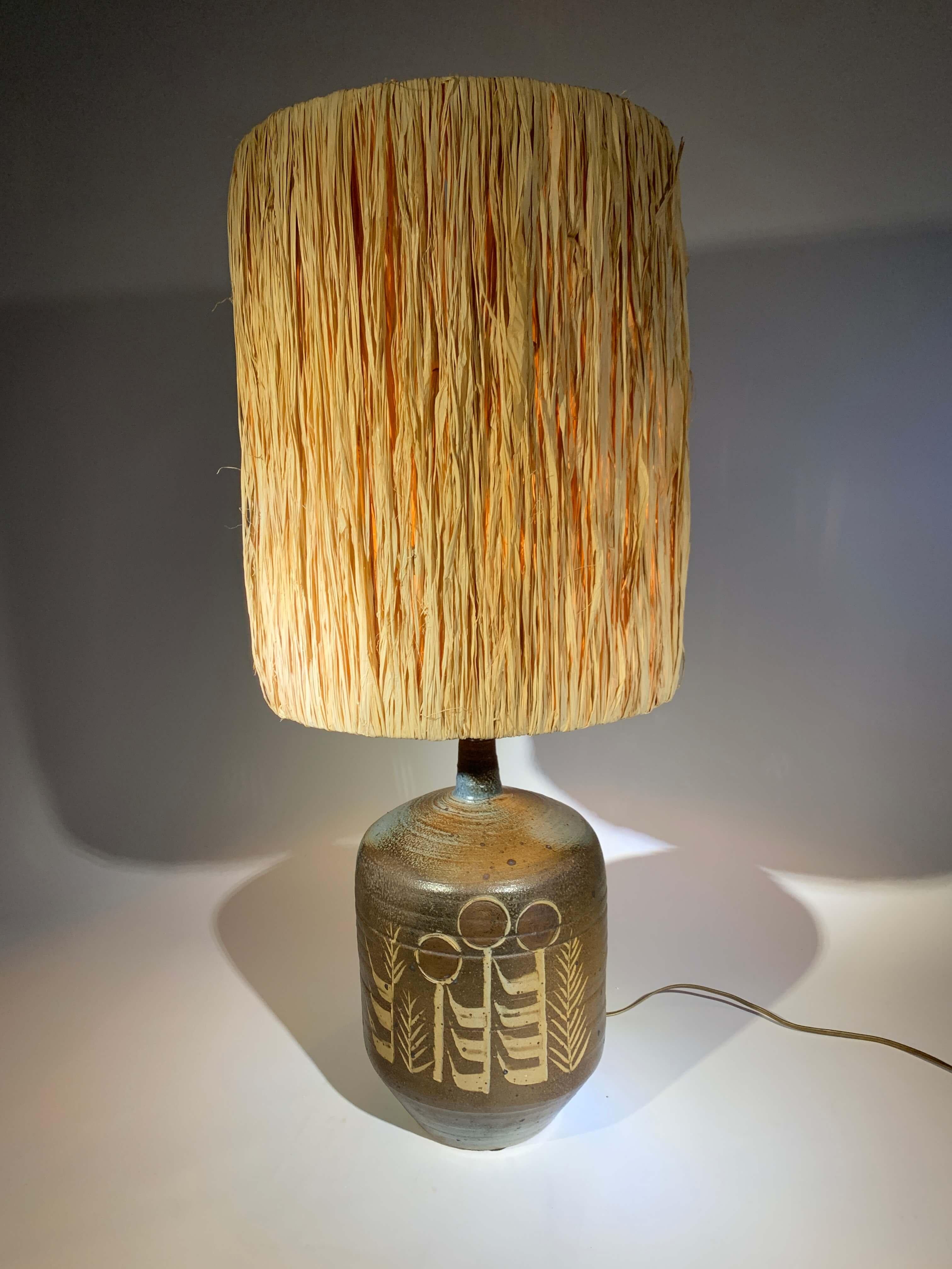 Hand-Crafted La Borne, Pierre Digan table lamp For Sale