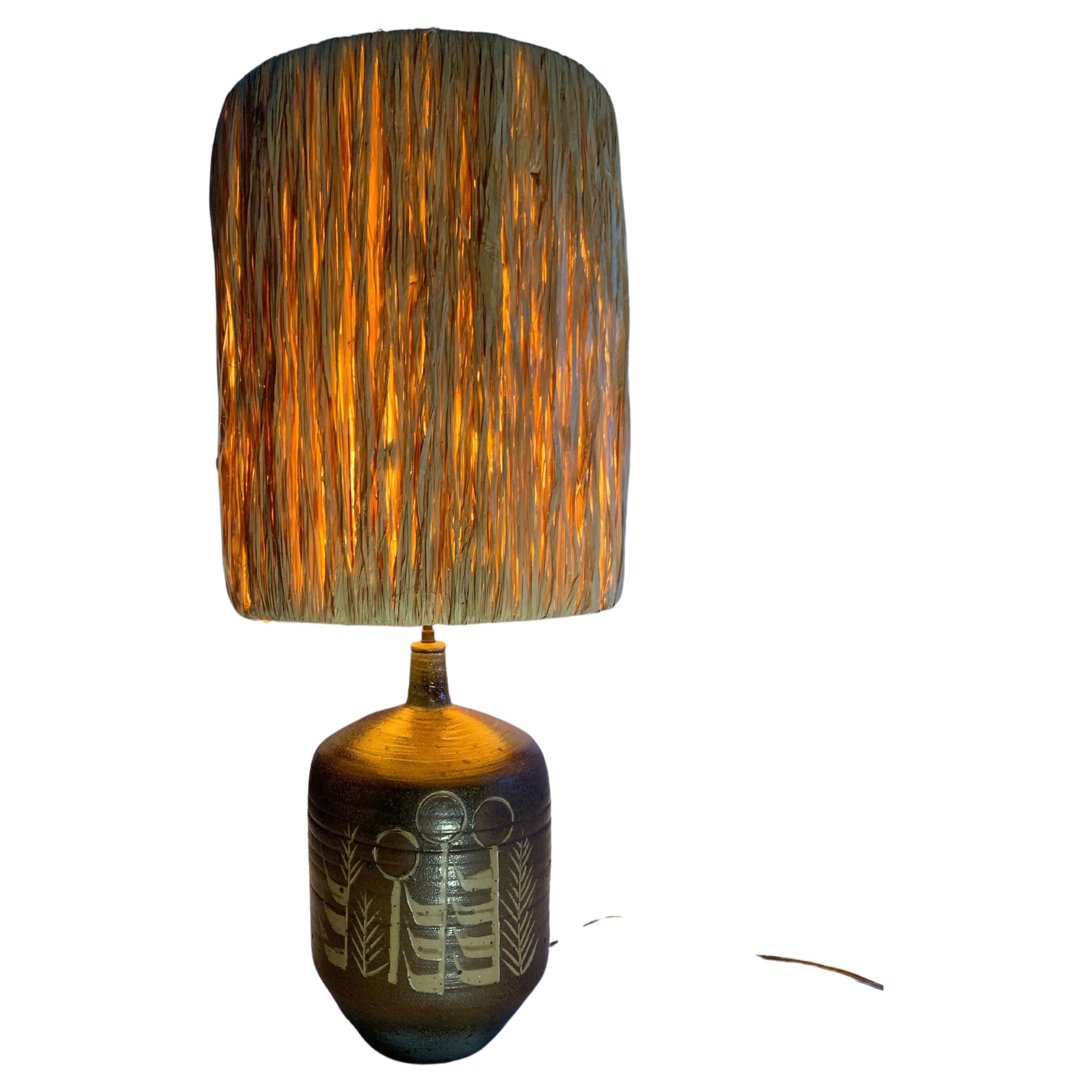 La Borne, Pierre Digan table lamp For Sale