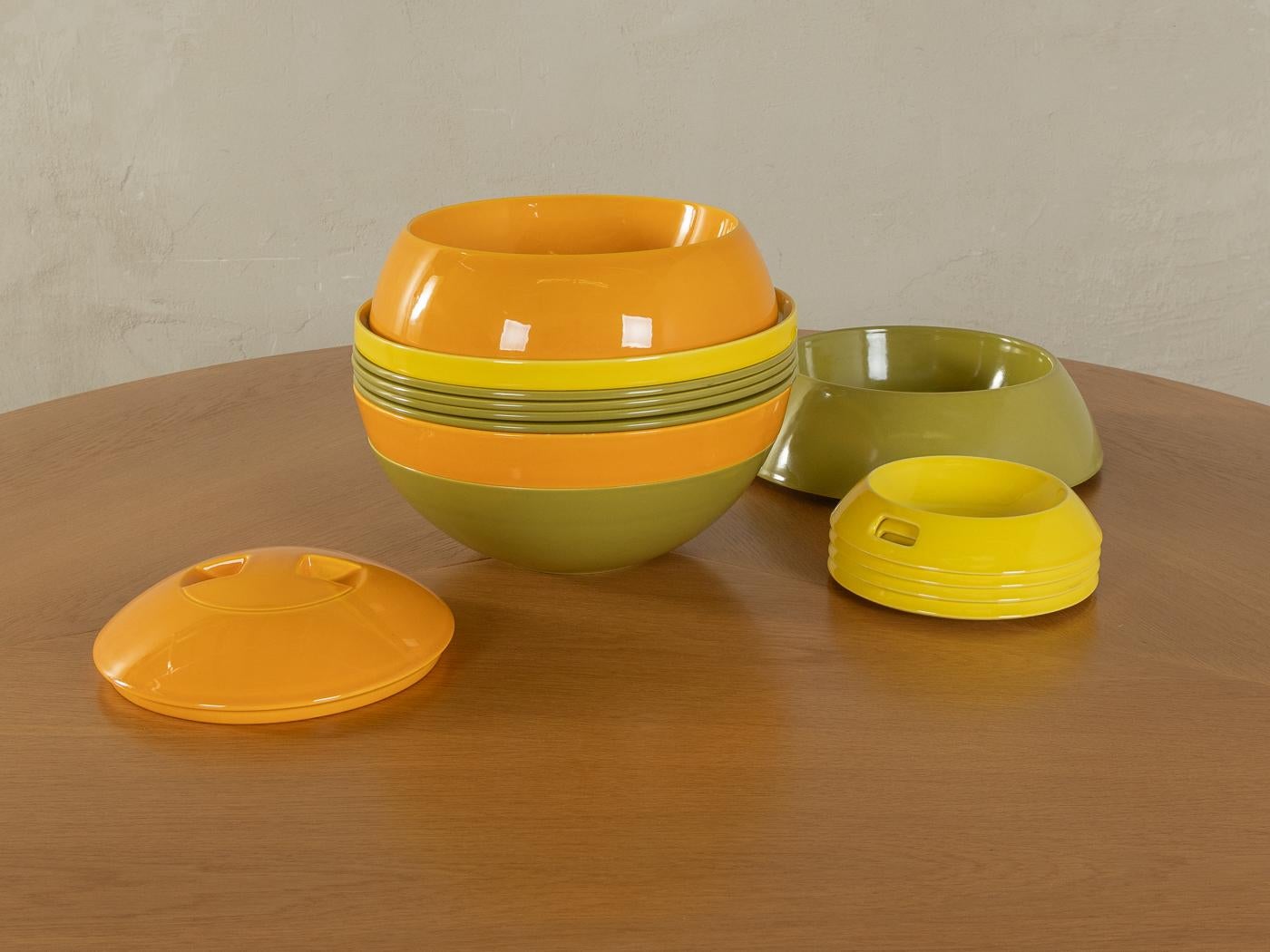Modulares Tischgeschirr „LA BOULE“ aus dem Space Age, Villeroy & Boch (Deutsch)