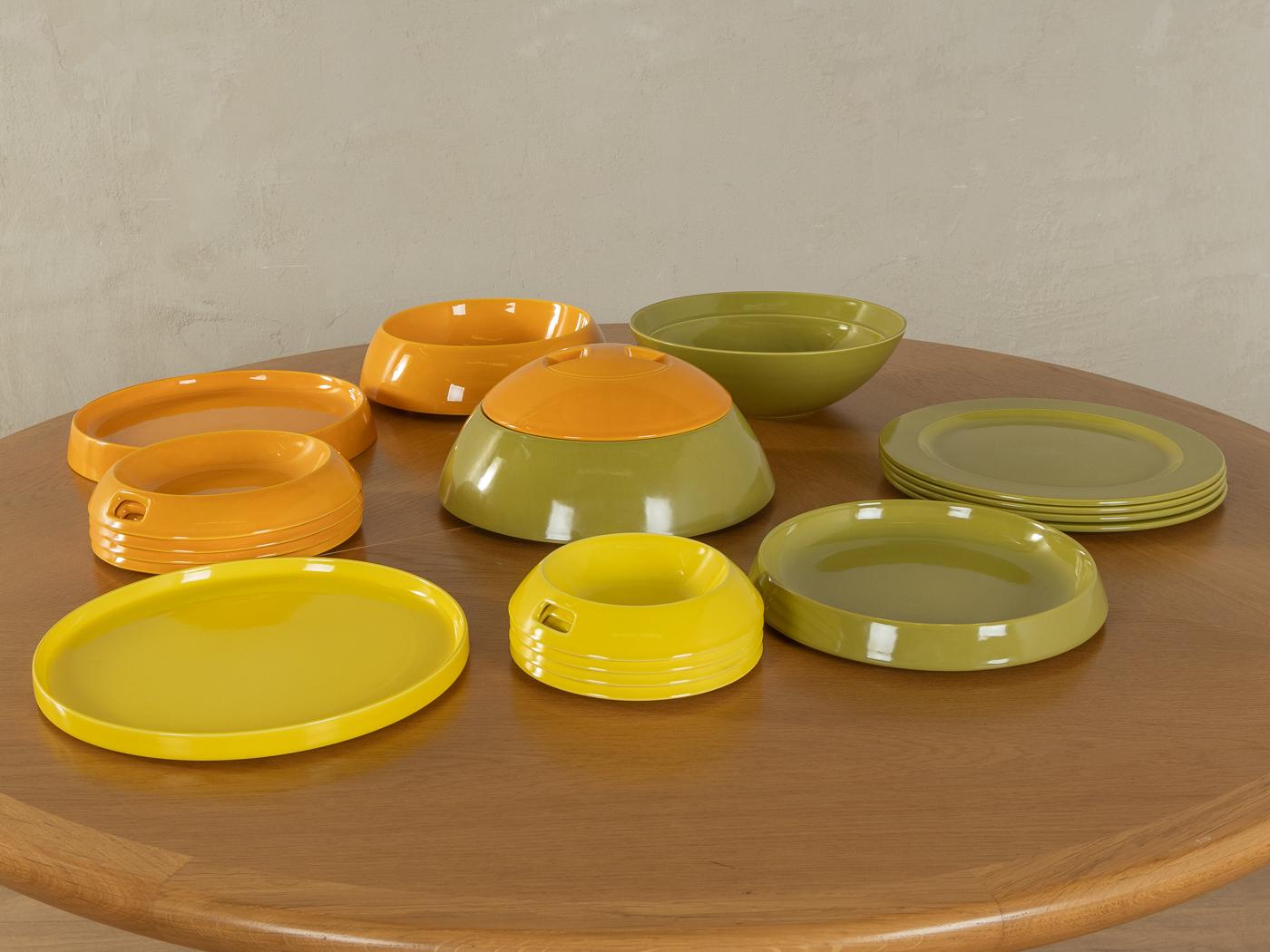 Modulares Tischgeschirr „LA BOULE“ aus dem Space Age, Villeroy & Boch im Zustand „Gut“ in Neuss, NW