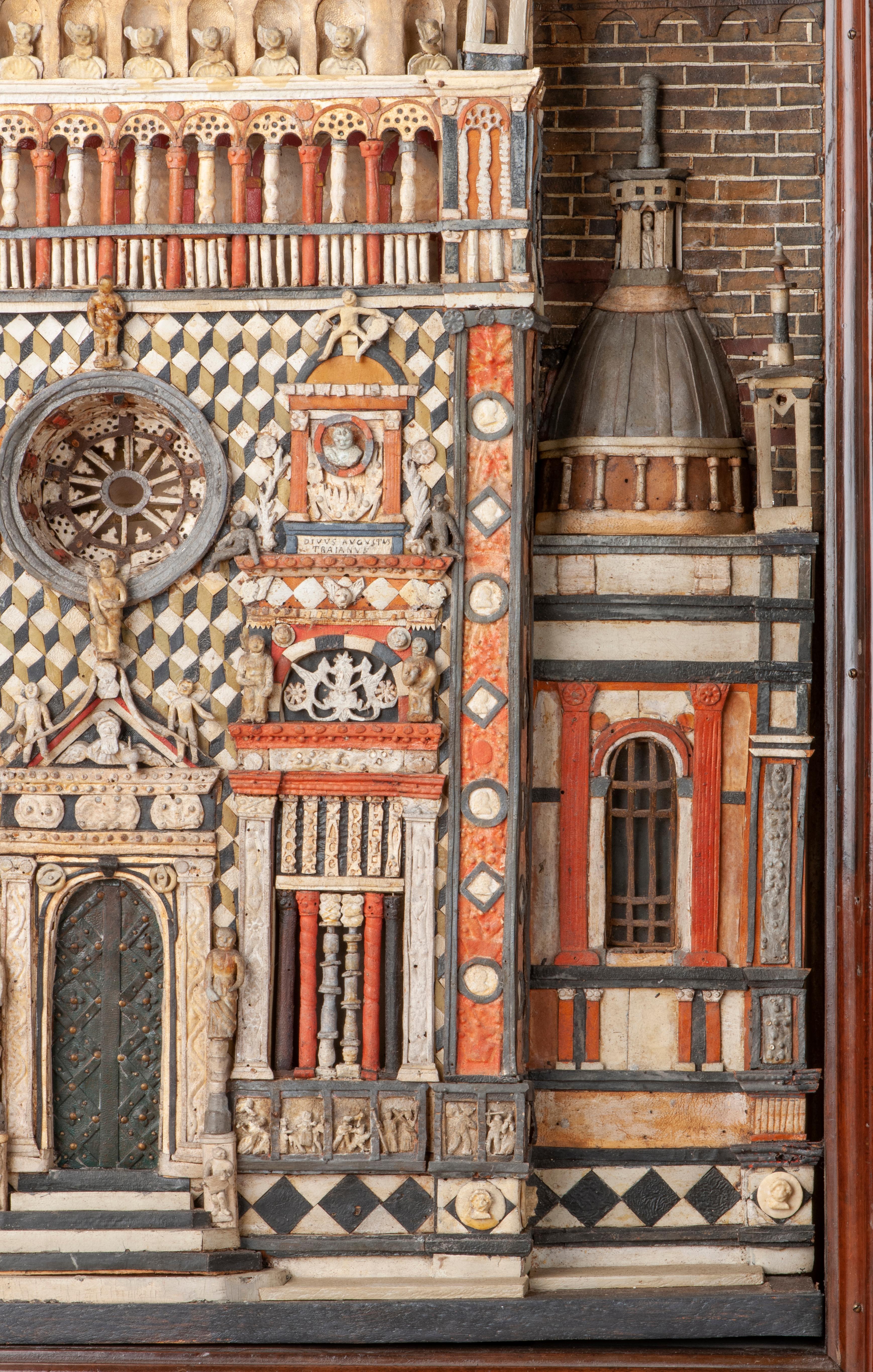 The Colleoni Chapel - Model made of wood, paper, tablet and various materials. For Sale 9