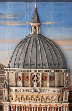 The Colleoni Chapel - Model made of wood, paper, tablet and various materials.