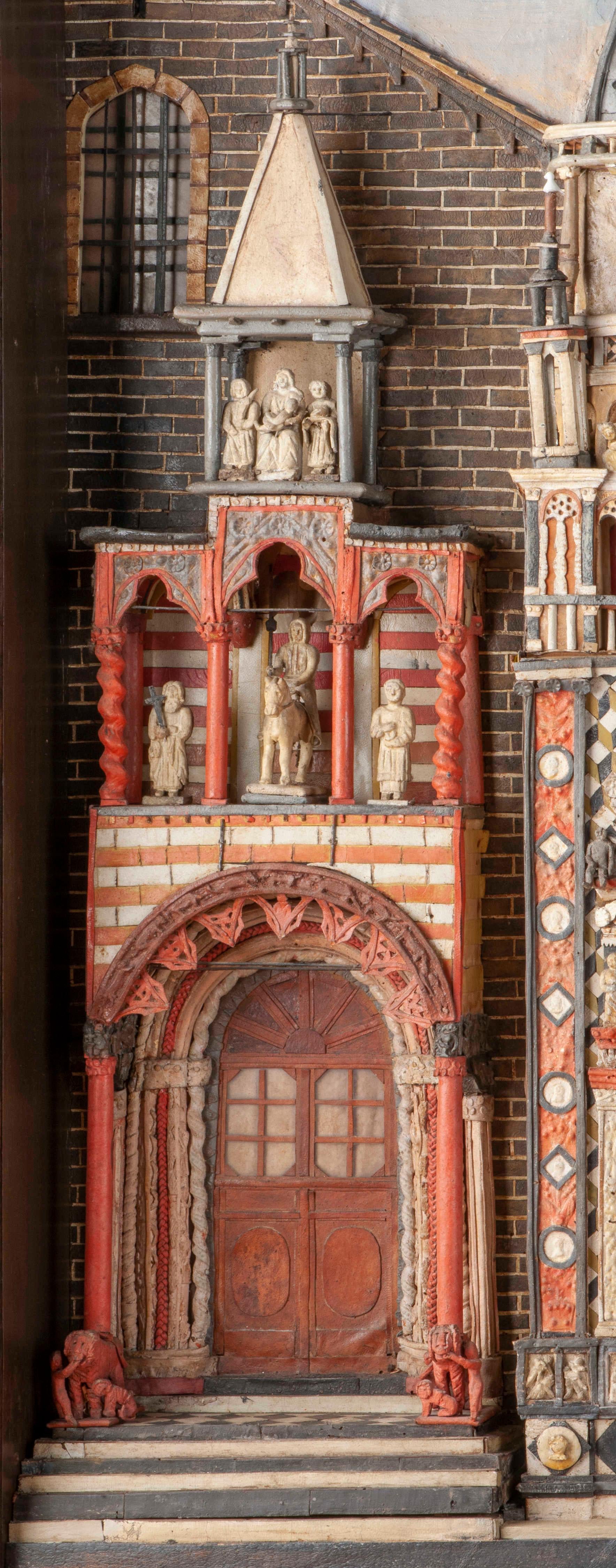 Metal The Colleoni Chapel - Model made of wood, paper, tablet and various materials. For Sale