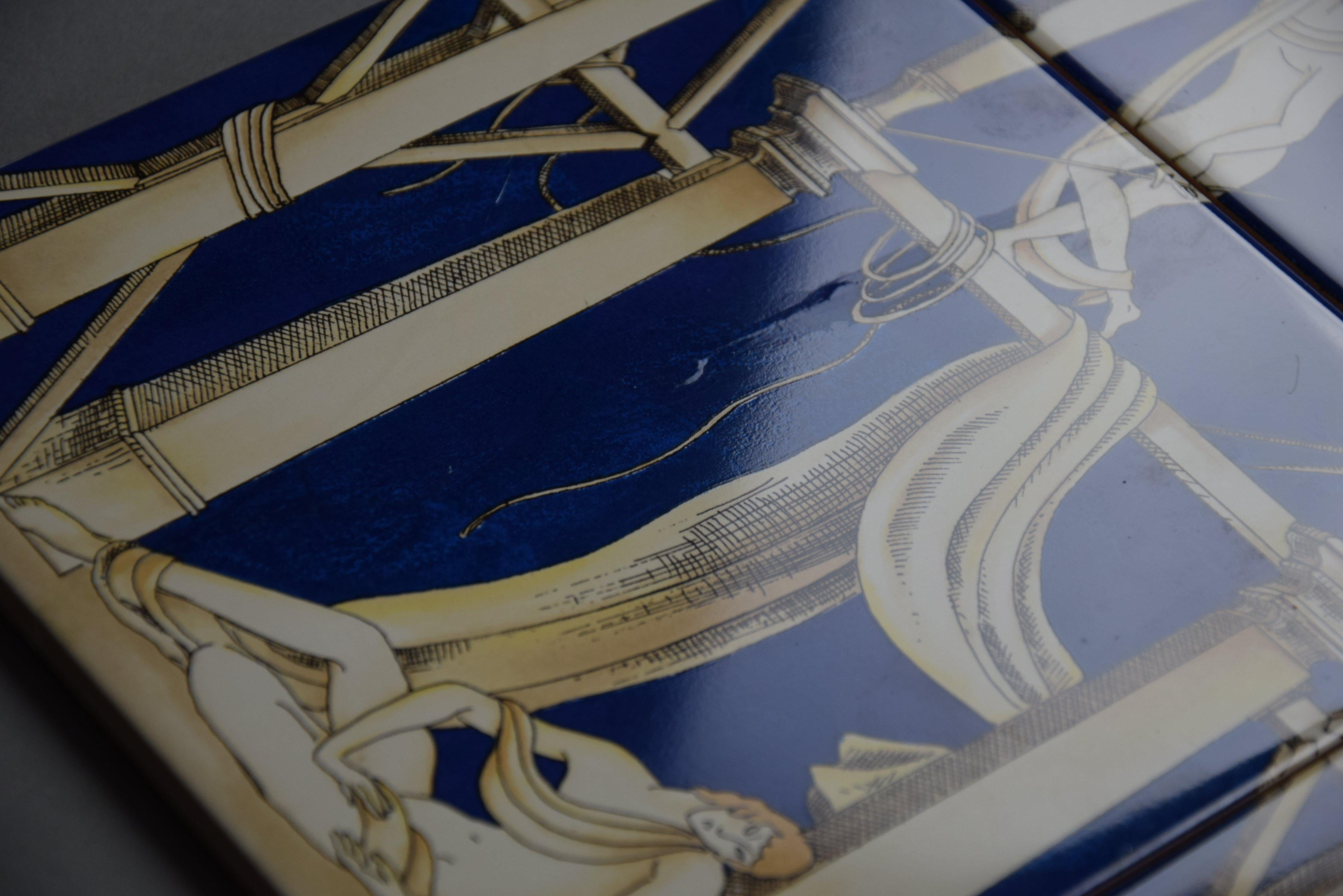 La Casa Degli Efebi Ceramic Tiles by Giò Ponti For Sale 3