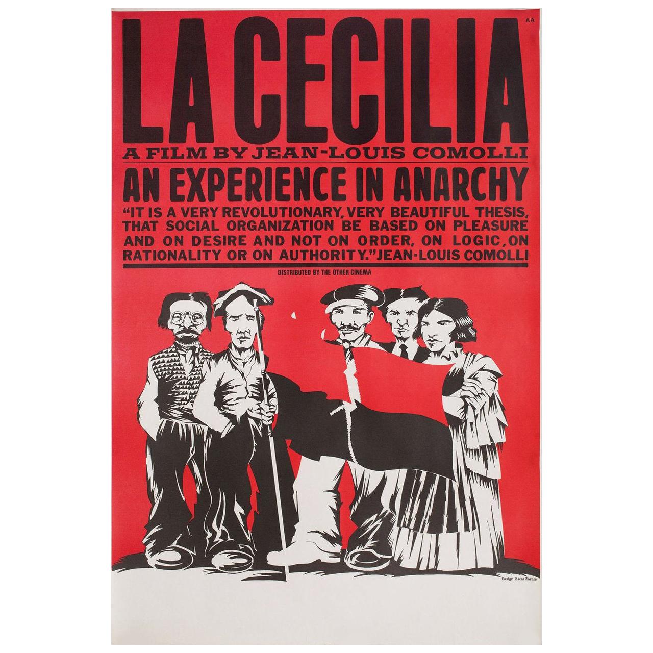 La Cecilia 1975 British Double Crown Film Poster