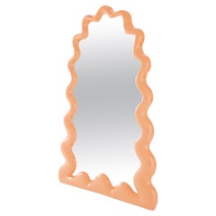La Celebracion Floor Mirror in Salmon