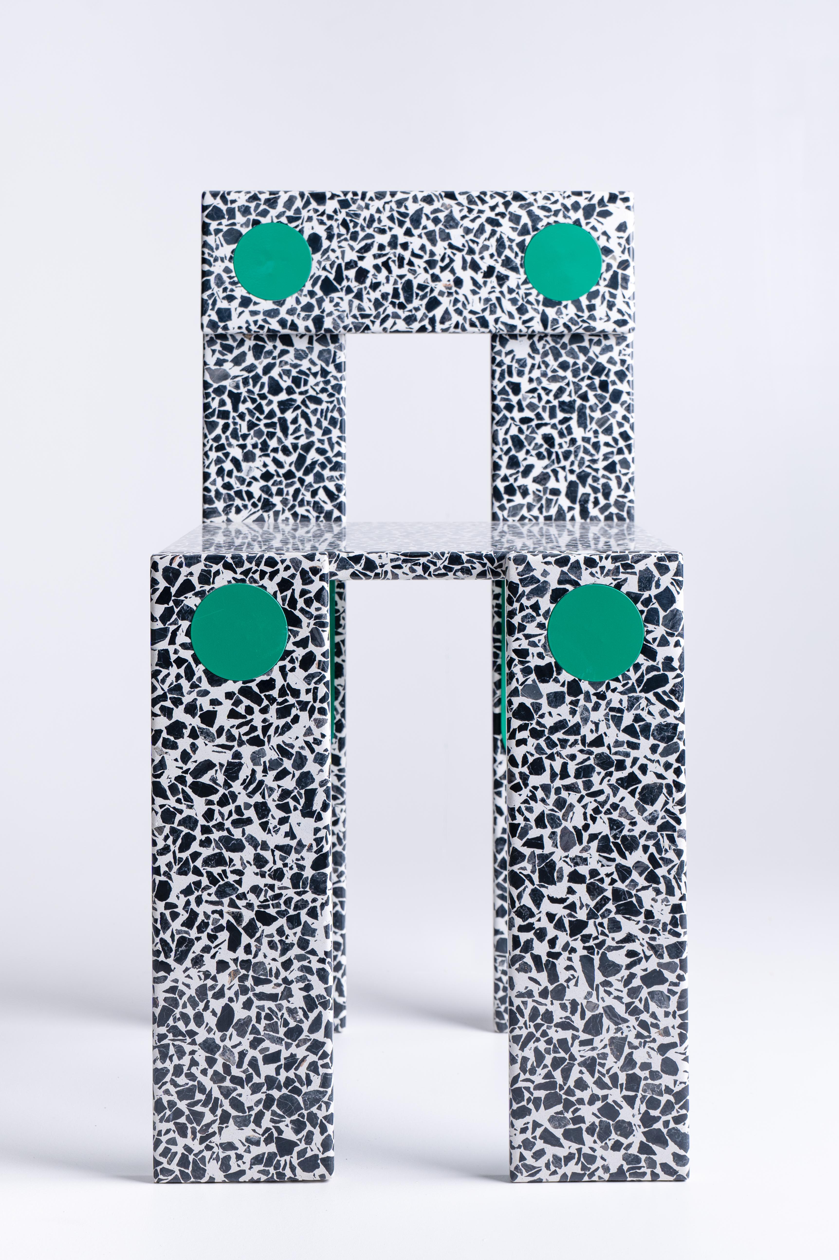 La Chaise - Terrazzosessel in limitierter Auflage von Zyva Studio für Mosaic Factory im Angebot 2