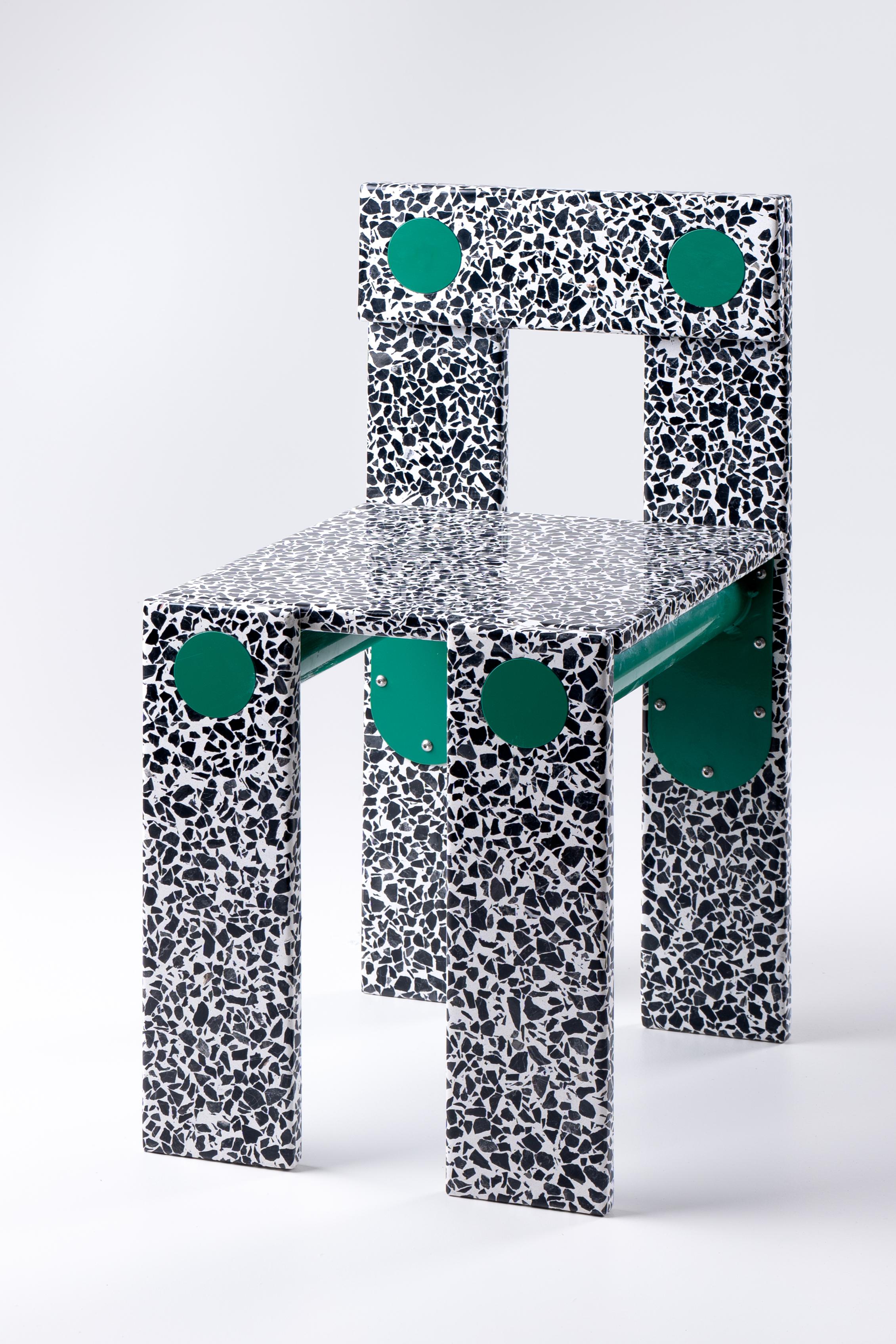 La Chaise - Terrazzosessel in limitierter Auflage von Zyva Studio für Mosaic Factory im Angebot 3