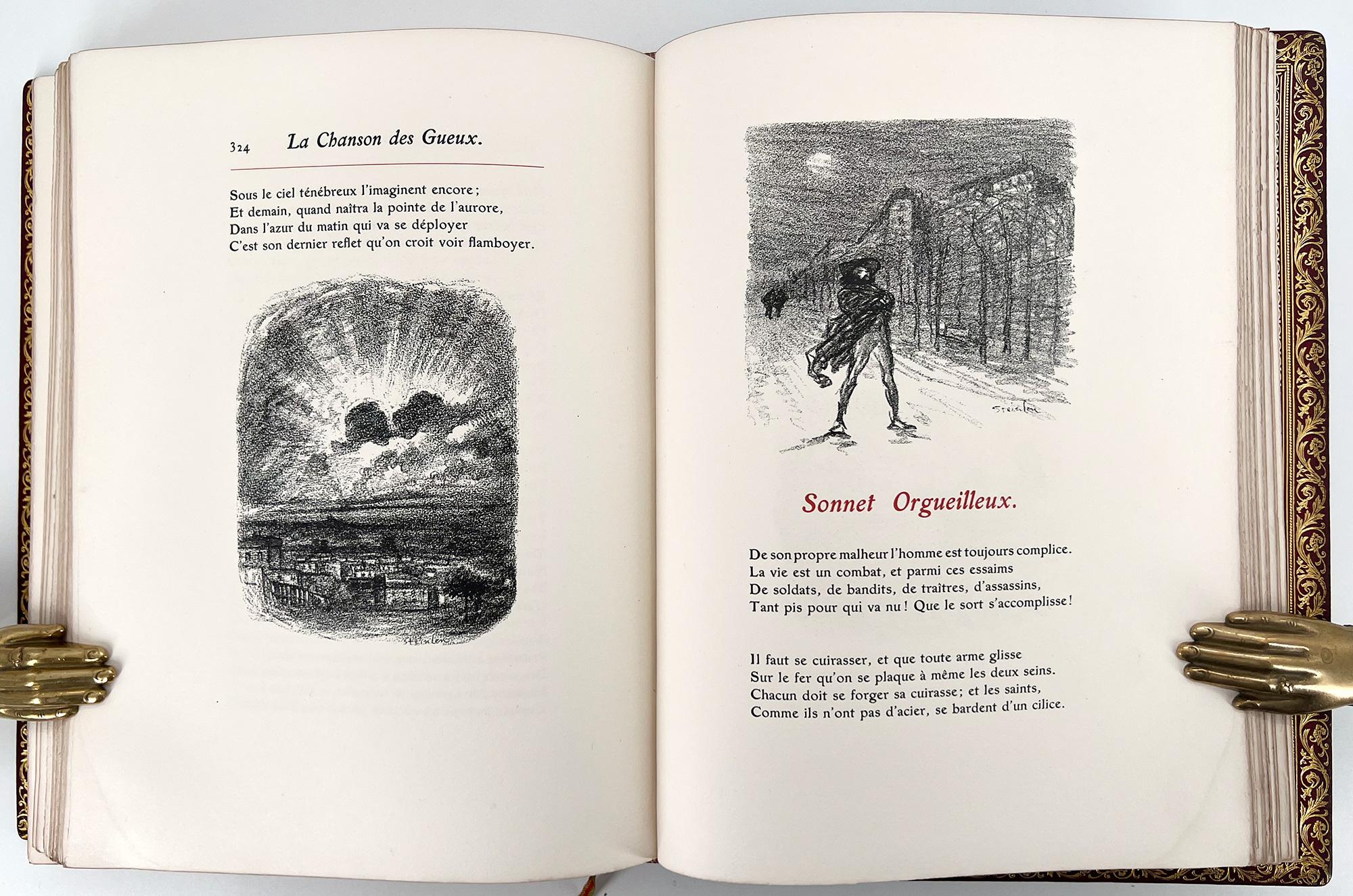 La Chanson des Gueux de J. Richepin avec des illustrations de Théophile Steinlen en vente 5