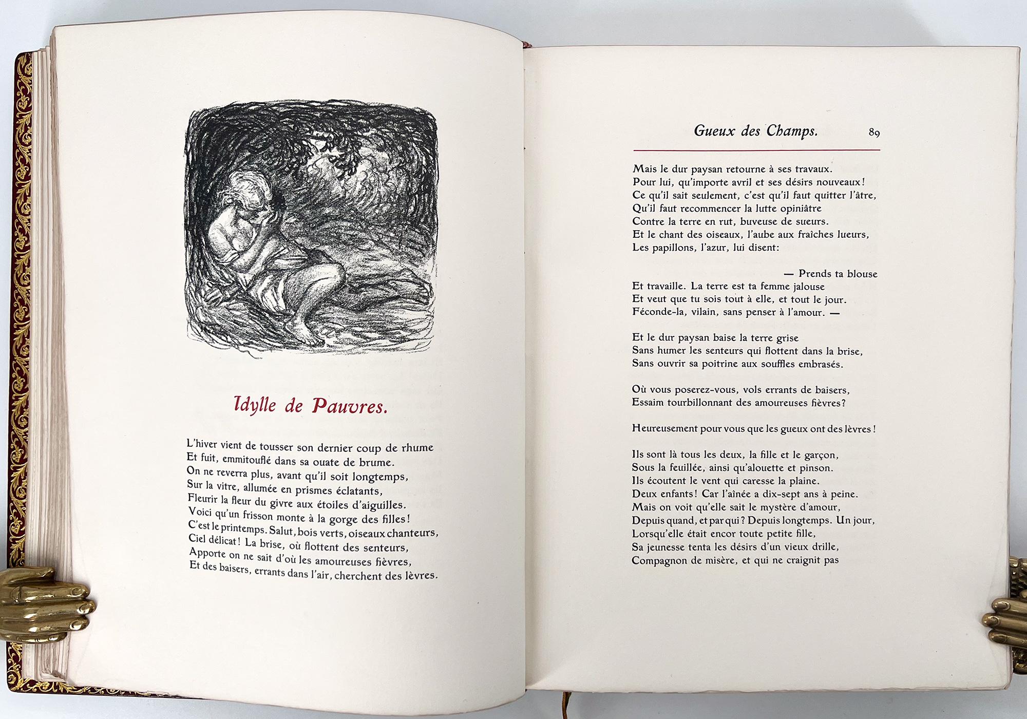 La Chanson des Gueux de J. Richepin avec des illustrations de Théophile Steinlen en vente 1