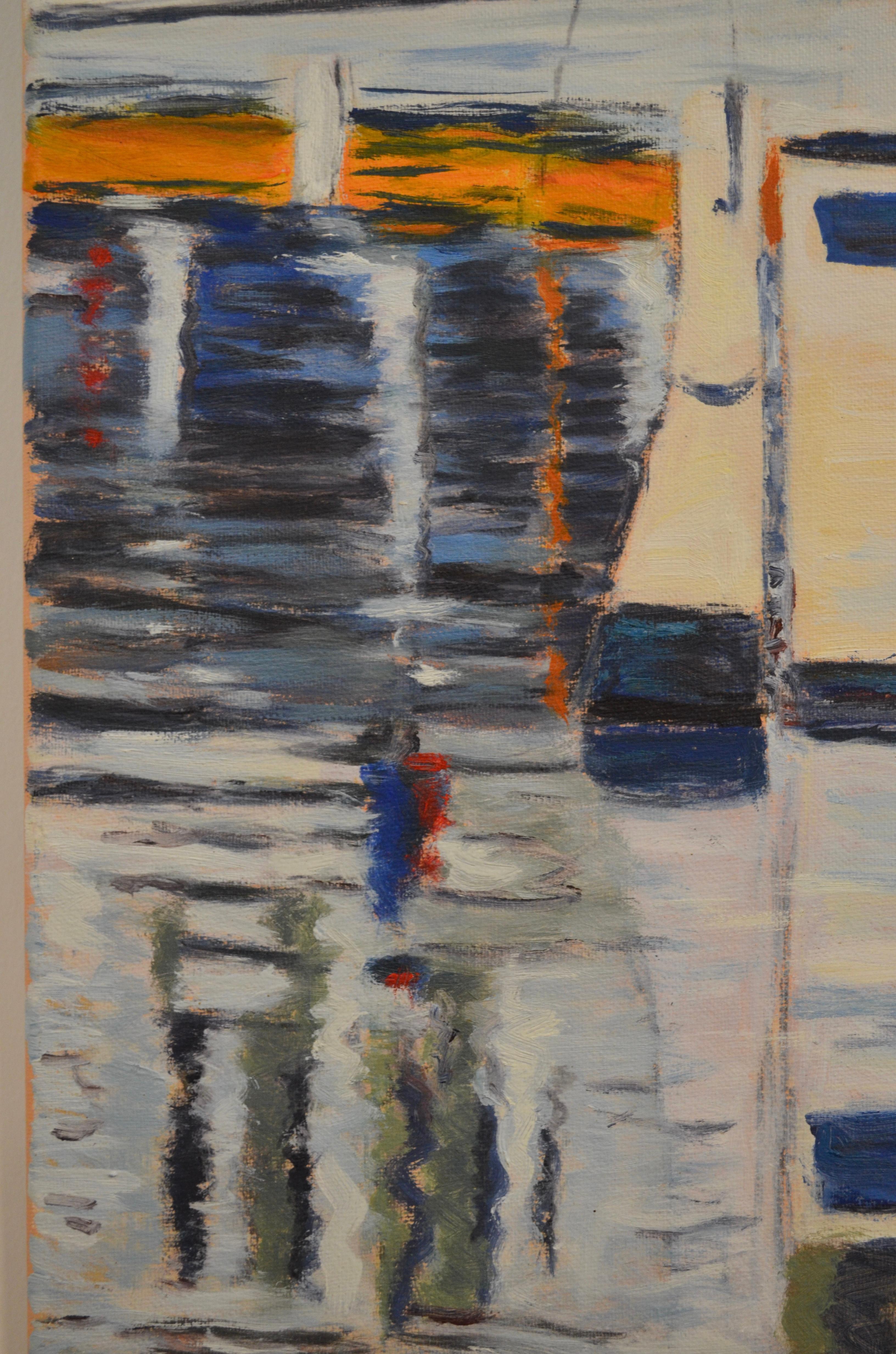 Francese La Ciotat, Pittura a olio in vendita