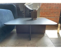 Campione da pavimento La Cividina Tavolo "U" 1106 in alluminio con piano in frassino