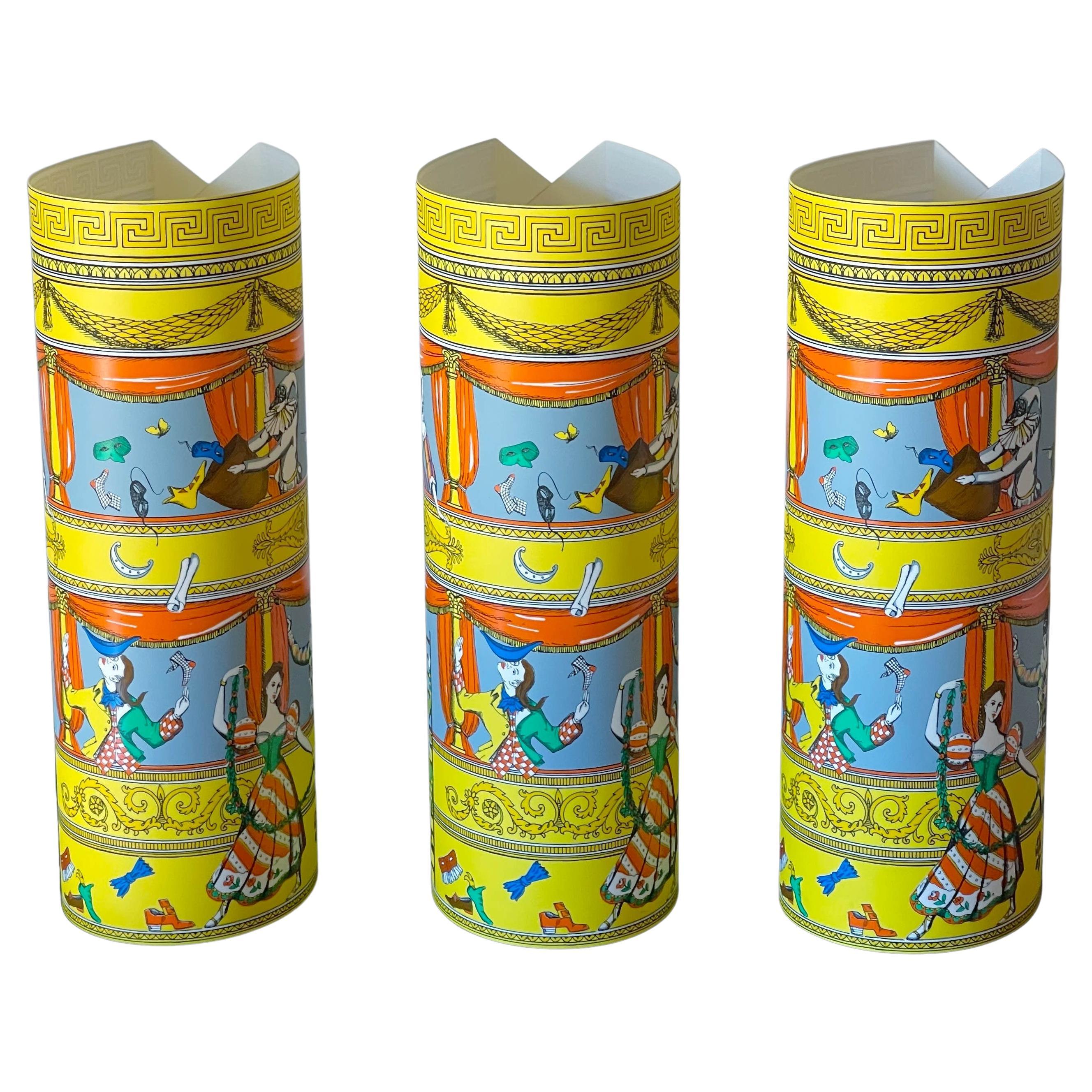 FORNASETTI La Commedia Dell'Arte Table Lamp by Fornasetti, 3 Available