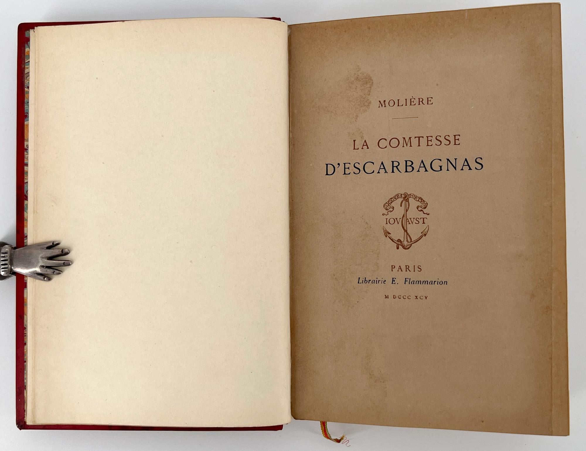 Cuir La Comtesse d'Escarbagnas par Molière - Edition limitée, illustrée en vente