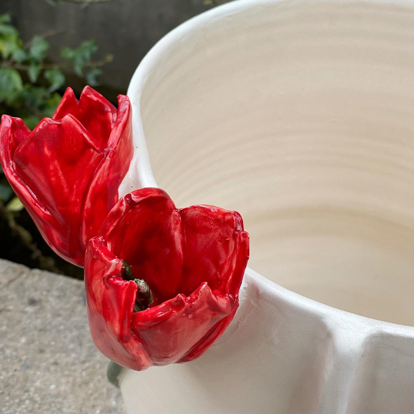 La Conturbante Anthropomorphic White Vase In New Condition For Sale In Milan, IT