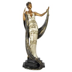 “La Coquette” Limited Edition Bronze Sculpture by Erté - circa 1986