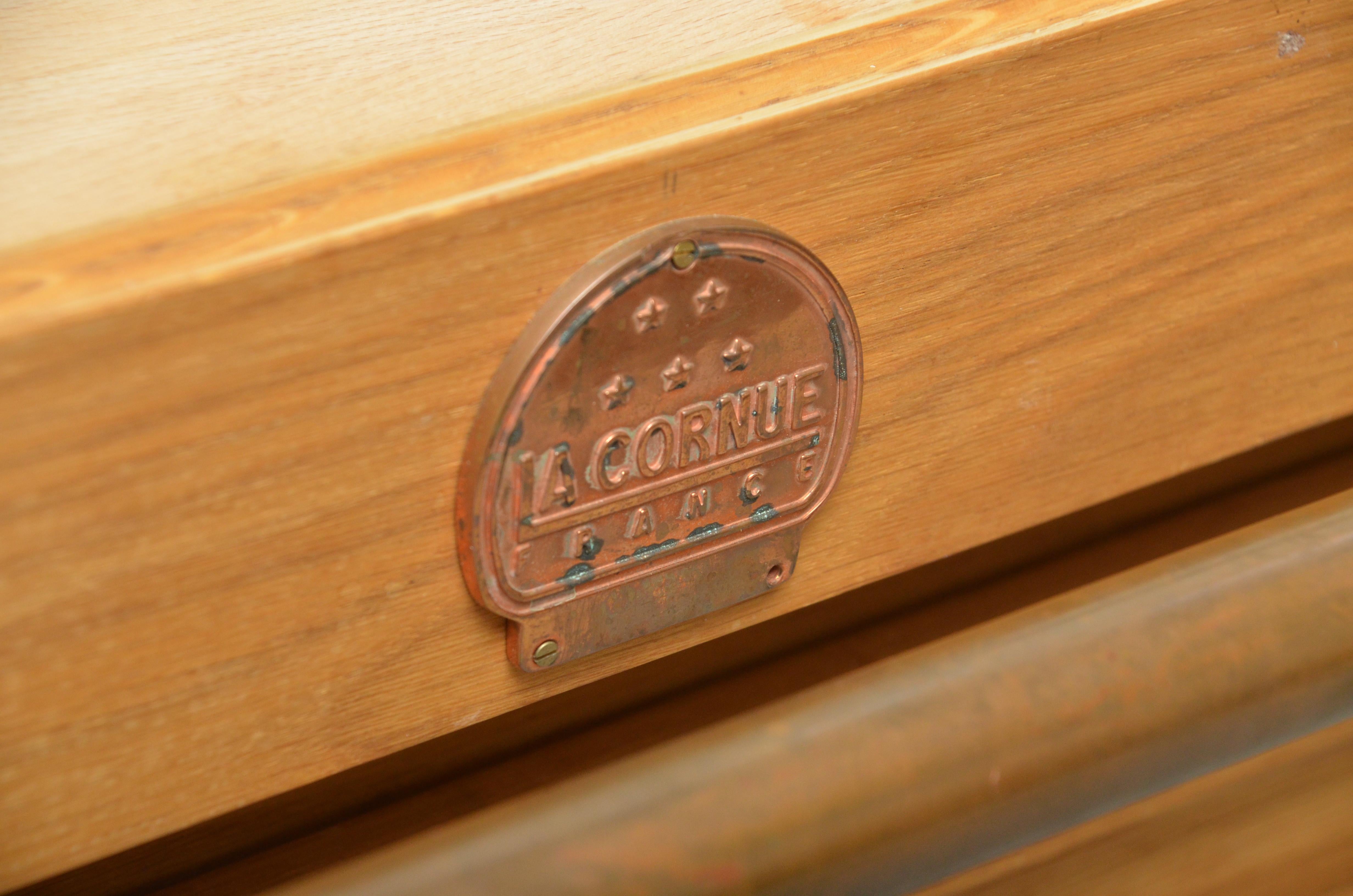 XXIe siècle et contemporain Bloc de boucherie en chêne massif La Cornue