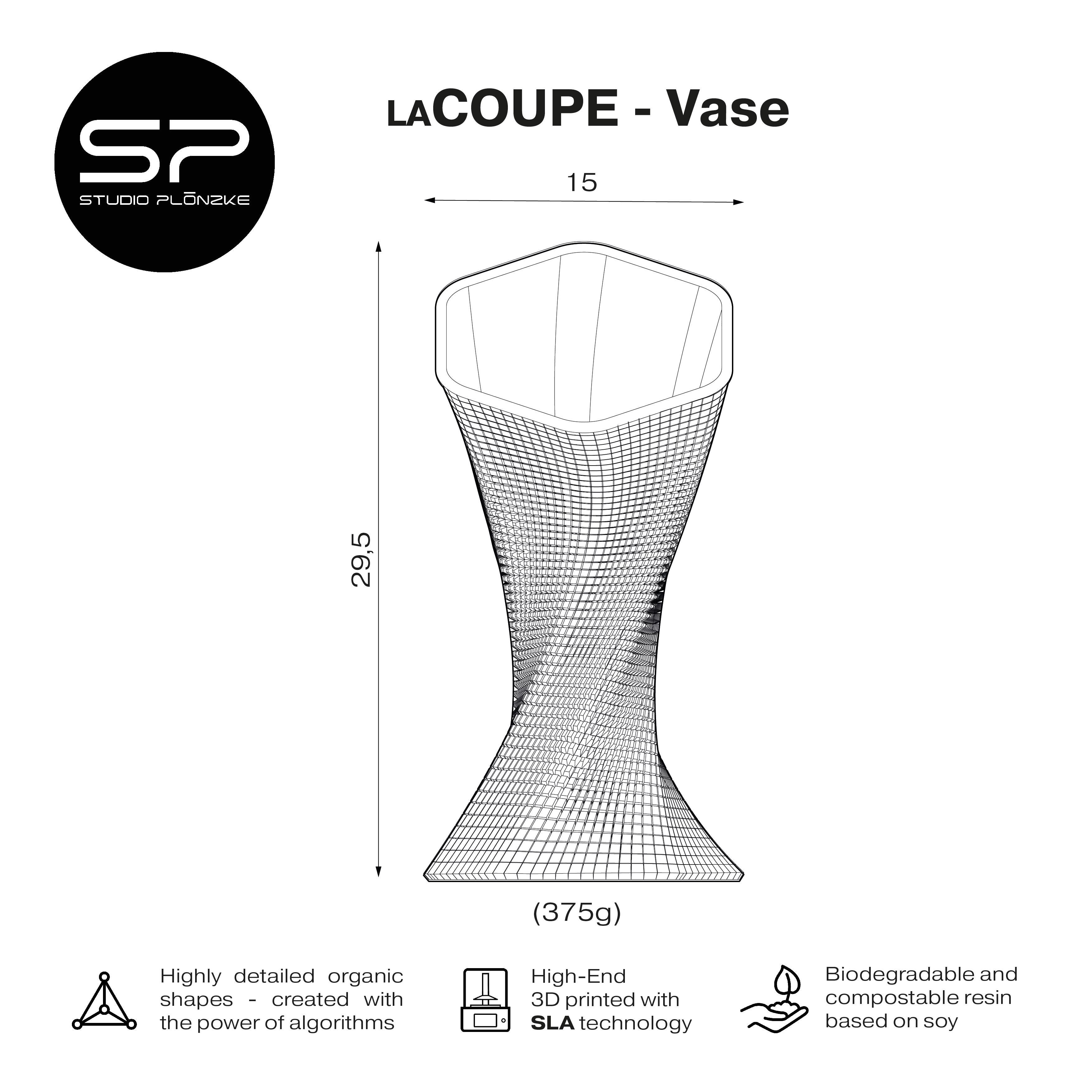Machine-Made Modern Vase 